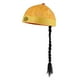 thumbnail image 5 of Gorra oriental china divertida de seda del emperador para niños con cola de caballo para Amarillo, 5 of 9