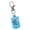 Blue, variant on Geemin Clip On Lip Balm Keychain Plastic Travel Accessory For Cosmetics And Key Organization