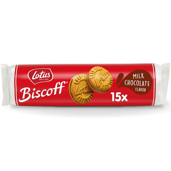 Lotus Biscoff Sandwich Cookie Milk Chocolate Cream, 5.29 Oz