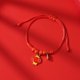 thumbnail image 2 of Conejo Pulsera de cuerda roja Temperamento dulce Pulsera con cuentas de cristal rojo lindo Mujer 580 Linterna roja, 2 of 2