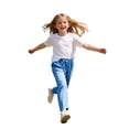thumbnail image 6 of breaise Casual Pants for Kids Cotton Linen Elatic Waisted Hiking Pants Lightweight Solid Trousers Boys Girls Travel Beach Pants with Pockets, 6 of 10