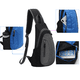 thumbnail image 4 of Mochila bandolera multiusos para viajes y senderismo, 4 of 5