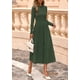 thumbnail image 3 of Vestido PRETTYGARDEN 2025 de manga larga, elegante, tejido, midi, talla XL, 3 of 8