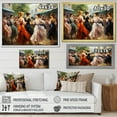 thumbnail image 4 of Designart "Dancing in the Streets of Paris I" People Floater Framed Wall Decor, 4 of 7