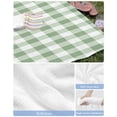 thumbnail image 6 of Sage Green Buffalo Plaid Beach Towels Oversized Super Absorbent, Green White Checkered Farmhouse Lightweight Bath Towel Quick Dry Sets For Bathroom/Pool/Rv Camping/Beach Play/Gym Room/Picnic 31"x62", 6 of 8