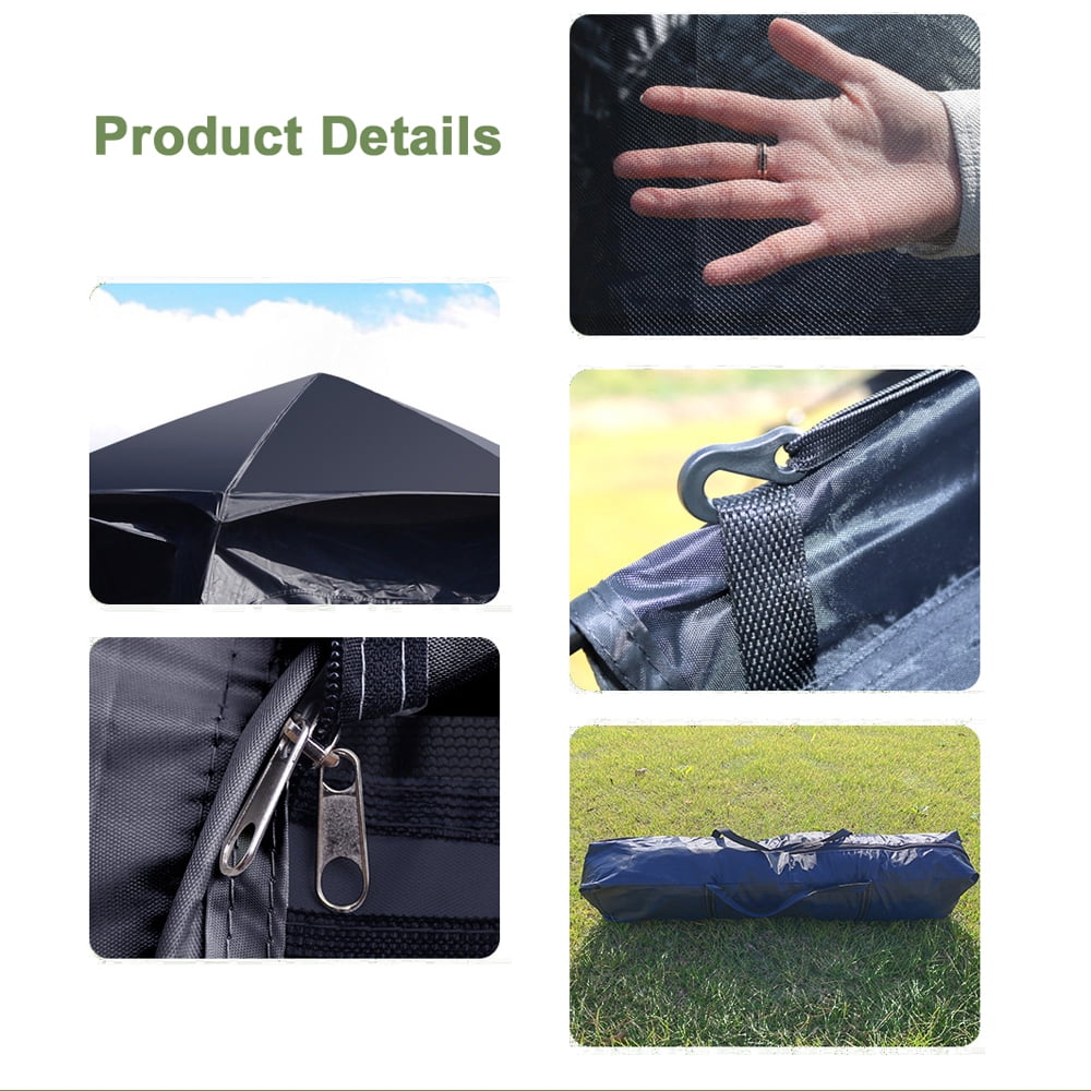 Eccomum Waterproof Instant Camping Tent - 2/3/4 Person Easy Quick Setup Dome Family Tents for Camping, Beach tent