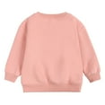 thumbnail image 3 of Toddler Girl Clothes Fall Toddler Baby Boy Girl Pullover Sweatshirt, Solid Color Infant Crewneck Kids Cotton Premium Bottom Fork Warm, 3 of 8