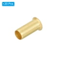 thumbnail image 3 of Uxcell 5/16" Tube ID Brass Compression Insert, 20Pcs Insert Tube Support Compression Fitting Assortment Kit, 3 of 5
