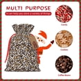 thumbnail image 7 of Fuzoiu Leopard Print Christmas Gift Bag,Burlap Gift Bag with Drawstring Closure & Hang Tag,Perfect for Holidays, Birthdays, and Special Occasions-Small, 7 of 7