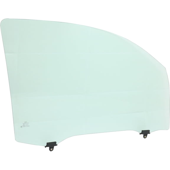 Door Glass Compatible with 2007-2022 Toyota Tundra 2008-2022 Sequoia Front, Right Passenger Green Tint FD23323 GTYN