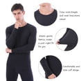 thumbnail image 3 of LANBAOSI 2 Pack Men Thermal Underwear Top Crew Neck Male Long Johns Shirts Base Layer Top Size XL, 3 of 7