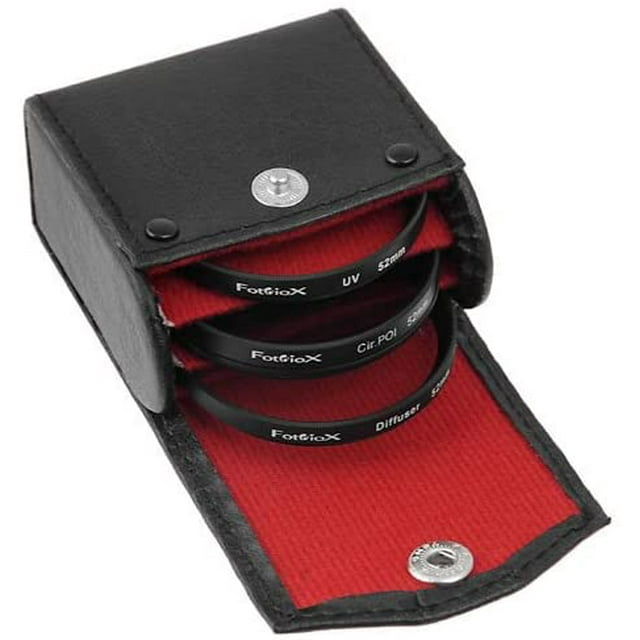 Fotodiox 10FLT-52Kit1 Filter Kit, UV, Circular Polarizer, Soft Diffuser, 52mm for Canon, Nikon, Sony, Olympus, Pentax,