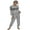 Grey, variant on Womens Tracksuit Sets 2 Piece Sweatsuits Pullover Sweatpants Knit Sweater Top Suits Outfits,Green,Large