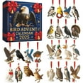 thumbnail image 2 of Bird Advent Calendar 2025, 24 Days Christmas Countdown, Ornament Advent Calendarchristmas Bird Advent Calendar, Acrylic 2D Hanging Decorations For Christmas Tree, Holiday Gift For Families, 2 of 3