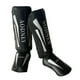 thumbnail image 3 of Espinilleras para Muay Thai, equipo de entrenamiento, protector de espinillas para MMA, protectores de piernas para M negro, 3 of 8