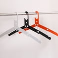 thumbnail image 3 of Miangastore Multi-functional Drying Rack Portable Clothes Hanger Metal Laundry Rack Anti Clothes Rack for Home Travel (Black), 3 of 8