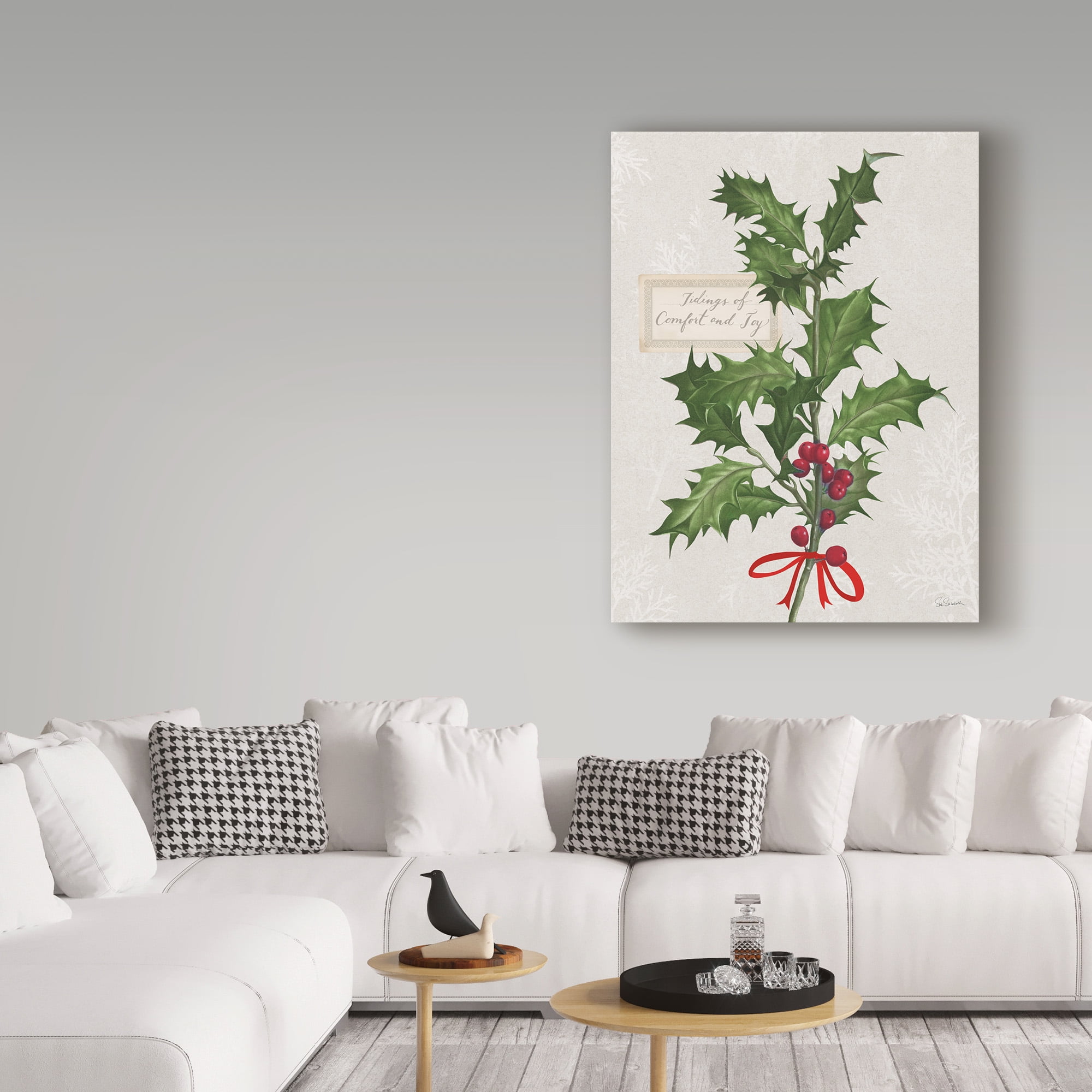Trademark Fine Art 'Joyful Tidings VI' Canvas Art by Sue Schlabach
