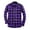 Purple, variant on Men's Flannel Shirt With Long Sleeve, Men's and Big Men's Plaid Flannel Button Down Shirts(Purple,Sizes S-3XL)
