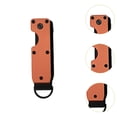 thumbnail image 6 of Milageto Key Organizer with Belt Clip for Men Secures 2-6 Keys Car Key Chain Keychain Orange, 6 of 8