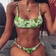 thumbnail image 2 of Bikini con estilo para mujer con almohadilla en el pecho sin soporte de acero Correa cómoda Traje de baño dividido Conjunto de dos piezas para la playa OAVQHLG3B Store lin121212, 2 of 4