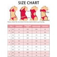thumbnail image 5 of Conjuntos de bikini de dos piezas con tirantes para mujer, parte inferior de triángulo con cordón, trajes de baño básicos, color púrpura grande, 5 of 5