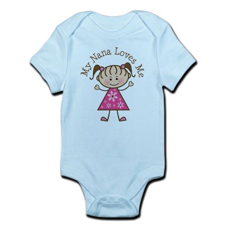 

CafePress - Nana Loves Me Infant Bodysuit - Baby Light Bodysuit