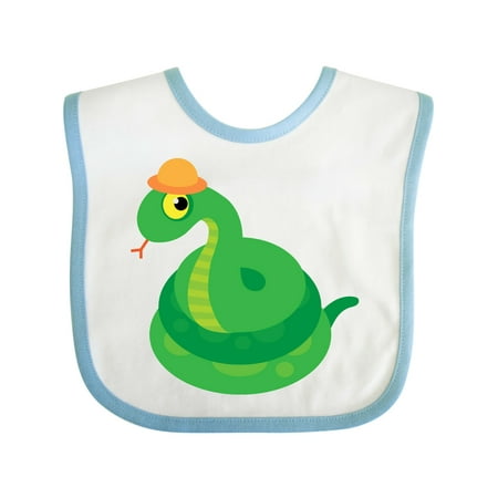 

Inktastic Cute Snake Gift Baby Boy or Baby Girl Bib