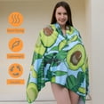 thumbnail image 4 of Novforth Microfiber Sand Free Beach Towel，72"x36"Oversized Lightweight Microfiber Super Absorbent Quick Fast Dry ，Outdoor Travel Swim Towel for Adults Women Men - Avocado, 4 of 10