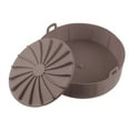 thumbnail image 1 of Bearachild Freidora de aire multifuncional, olla de silicona, freidoras de aire, herramientas para horno, pan, pollo frito, cesta para Pizza, Herramientas y accesorios para hornear Café Pequeño 16CM, 1 of 6