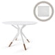 thumbnail image 4 of BRIGHTFUFU 8 piezas de soporte para patas de mesa, placa de montaje para patas planas de muebles con 5 orificios, suministro de muebles, 4 of 7