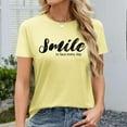 thumbnail image 6 of Positive Message Shirts for Women Short Sleeve Crewneck Casual Stylish Motivational Tshirts Inspirational T Shirts, 6 of 7