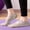Khaki, variant on Pilates Sock No Show Socks Womens Cross Weave Straps Yoga Grippy Socks with Pilates Silicone