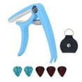 thumbnail image 2 of Guitar Capo Set, Wide Application Electric Guitar Capo  For Mandolin For Banjo Blue, 2 of 8