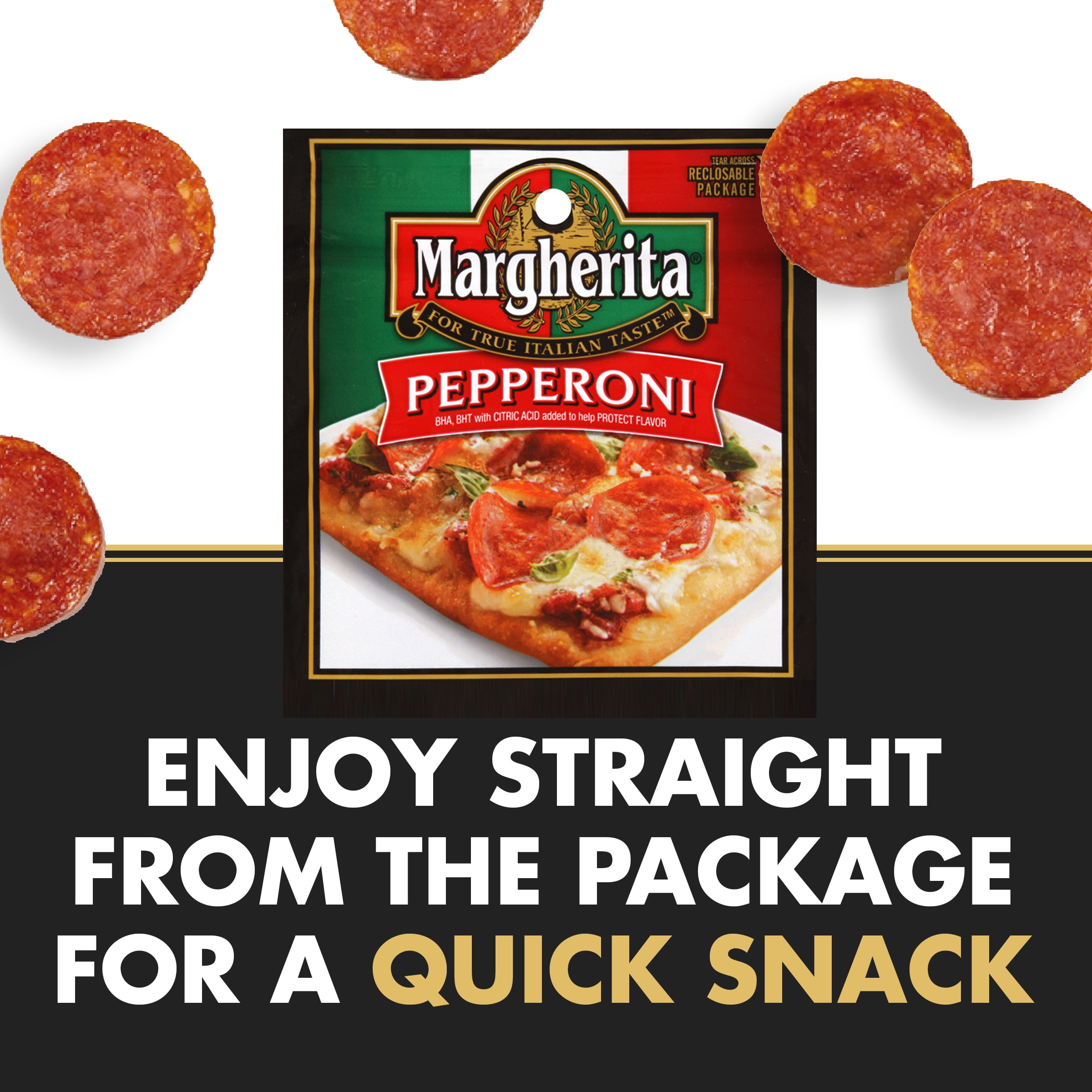 Margherita Pre-Sliced Pepperoni, 5 oz