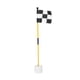 thumbnail image 3 of Bandera de green de golf y copa para hoyo, bandera de golf, juego de copa para hoyo, copa para putting de golf, Blanco negro, 3 of 9