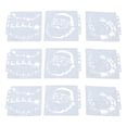 thumbnail image 3 of Plantilla de mandala, plantillas PET reutilizables para nios para jóvenes para manualidades de papel para el hogar para estudio de arte Unbranded 1217210093711, 3 of 8