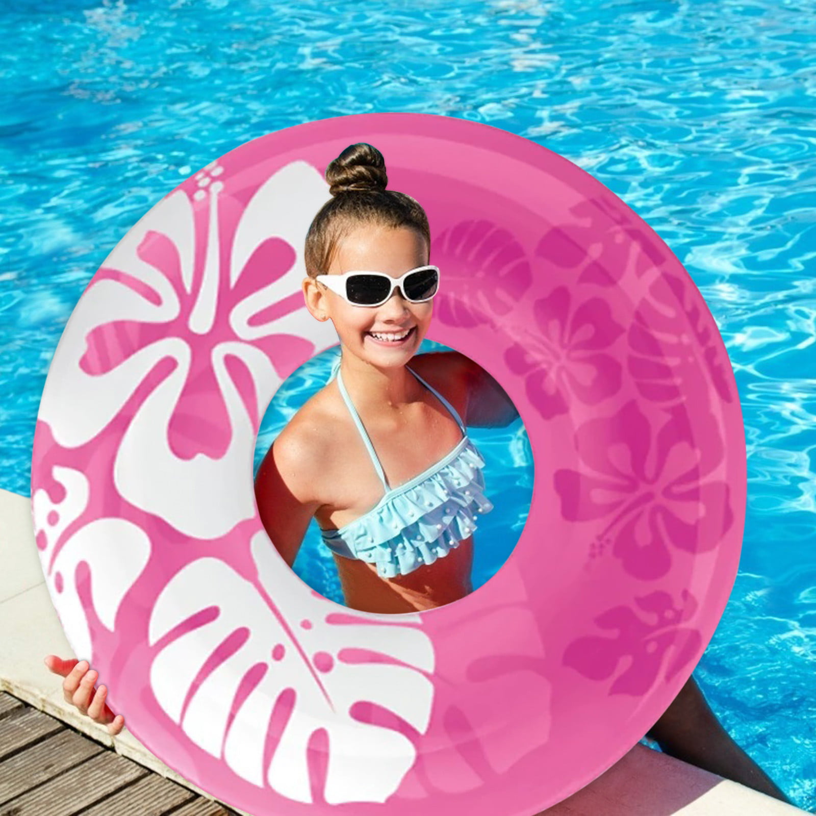 iBigboy Inflatable Swimming Pool Float Rafts Life Buoy Swim Ring for Kids Adults 