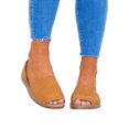 thumbnail image 1 of Womens Rivet Stud Spike Slip on Summer Sandals Flat Mules Sliders Fashion Shoes, 1 of 4