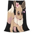 thumbnail image 2 of Manta de Eevee para decoración de habitación, manta de franela para sofá cama de 60 x 50 pulgadas, 2 of 4