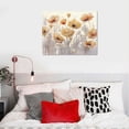thumbnail image 4 of Nawypu  Poppy Flower Canvas Wall Art: Floral Picture  Blossom Wildflower Print Painting Decor Horizontal Gold Foil Textured Bedroom Living Room Artwork, 4 of 4
