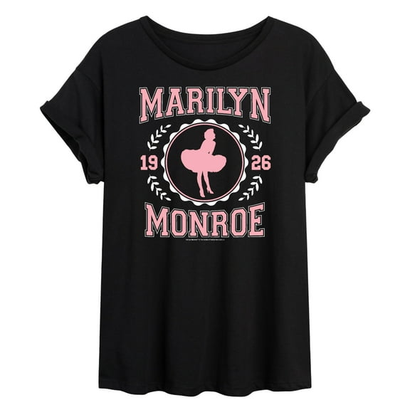 Marilyn Monroe - Pop Culture Icon - 1926 Collegiate Crest - Juniors Ideal Flowy Muscle T-Shirt