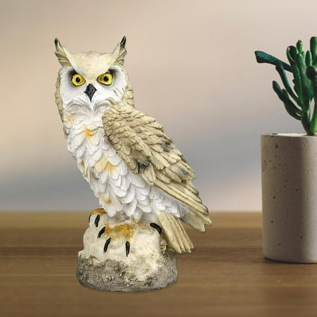 Owl Decoy Scarecrow Garden Statue , Keep Away Rabbits, Squirrels