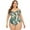 Green, variant on Fesfesfes Swimsuit for Women Women Plus Size V-Neck One-piece Swimsuit Bikini Beachwear Swimwear