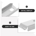thumbnail image 3 of GAXIRE 20Ud Clips Metálicos Para Estantes Soporte Resistente Plata Para Cocina Armarios Closets, 3 of 8