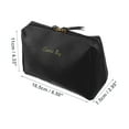 thumbnail image 4 of 1 Pc Women Durable Small Makeup Bag for Vacation Camping Business Travel Bathing Black, 4 of 4