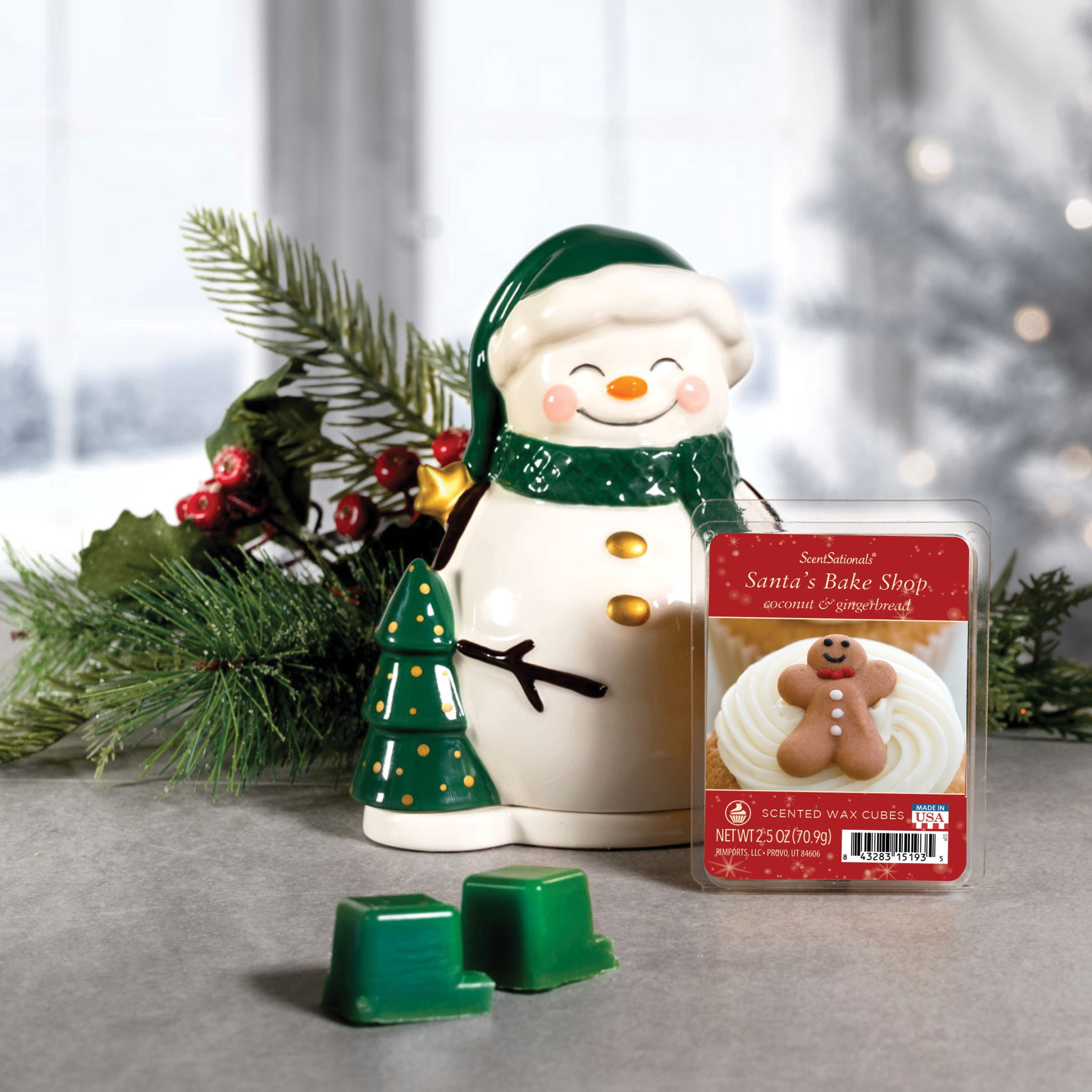 Santa's Bake Shop Scented Wax Melts, ScentSationals, 2.5 oz (1-Pack)