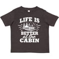 thumbnail image 3 of Inktastic Life is Better at the Cabin with Trees and Moon Boys or Girls Toddler T-Shirt, 3 of 5