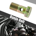 thumbnail image 2 of Unique Bargains 1Pcs M12x1.25 Banjo Bolt Brake Line Fitting Adapter Replacement for Motorcycle Car Iron Bronze Tone, 2 of 6