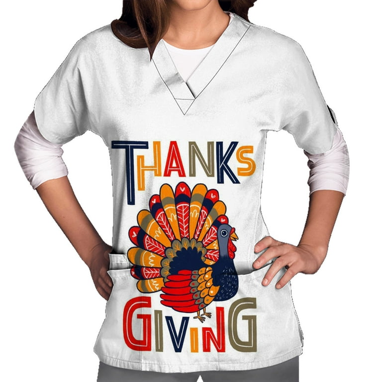 Womens Winter Fall Thanksgiving Day Turkey Sweater Graphic Wool Lined  Fleece Tunic Thankful Grateful Pullover Fashion at  Women’s Clothing  store