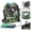 Green, variant on Mapskey Camping Fan with Led Lights,Portable Rechargeable USB Powered Battery Outdoor Beach Tent,Small Table Desk Fans